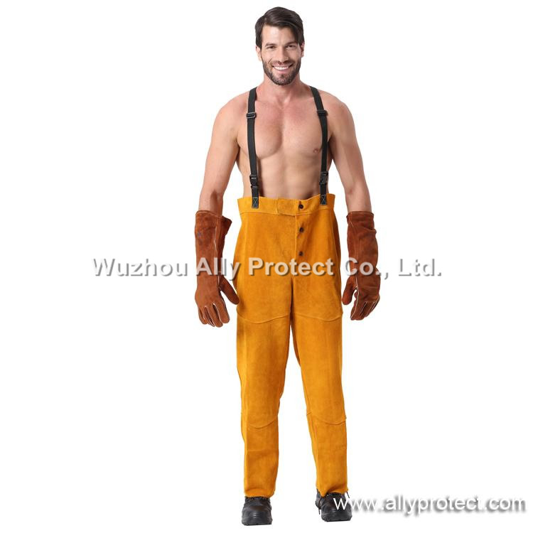 AP-2230 Golden Leather Welding Pants