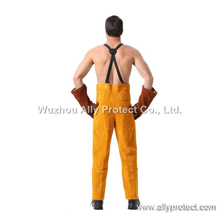 AP-2230 Golden Leather Welding Pants