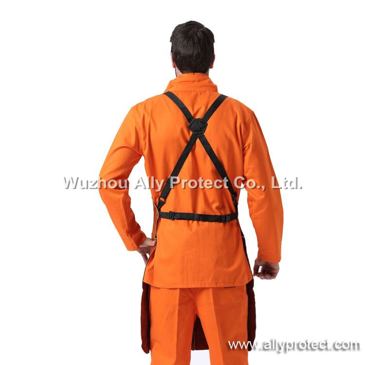 AP-6300 Coffee Leather Full Bib Apron